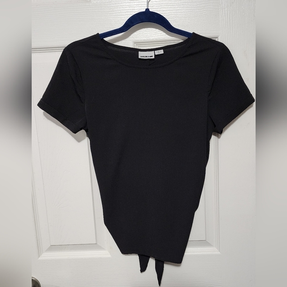 Noisy May Black Short-Sleeve Blouse xs - Picture 3 of 5